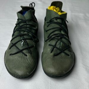 Trippen Pull in Forest Green shoes
